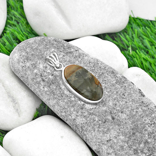 Natural Polygram Jasper Pendant P-1002 SDP102341