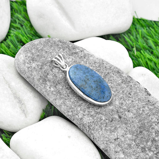 Natural Dumortierite Quartz Pendant P-1002 SDP102342