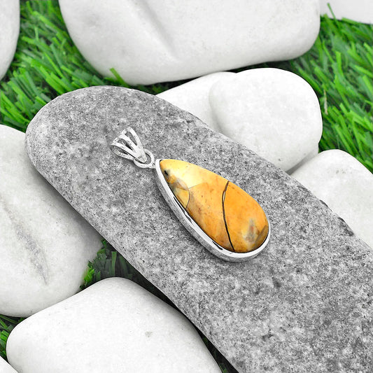 Natural Brecciated Mookaite Pendant P-1002 SDP102372