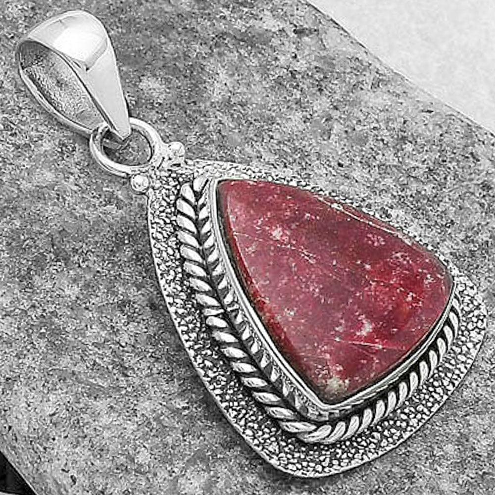 Natural Pink Thulite - Norway Pendant P-1181 SDP102564