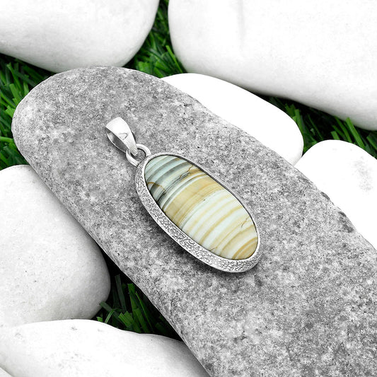Natural Saturn Chalcedony Pendant P-1538 SDP103114