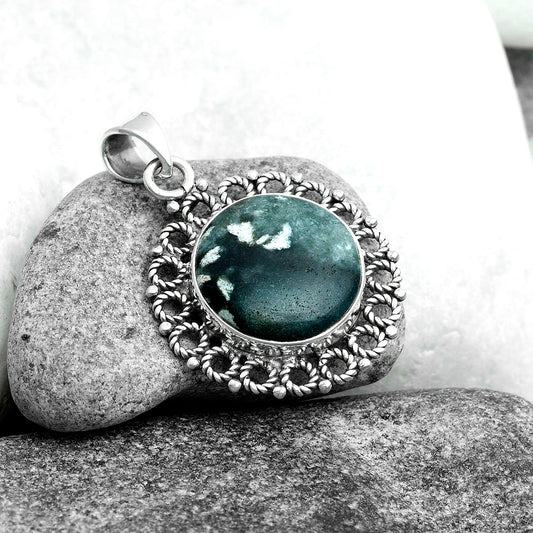 Natural Larsonite Jasper Pendant P-1009 SDP103260