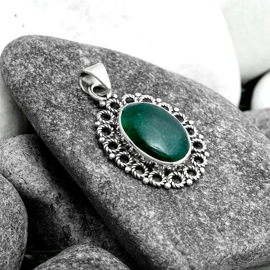 Natural Green Aventurine Pendant P-1009 SDP103261