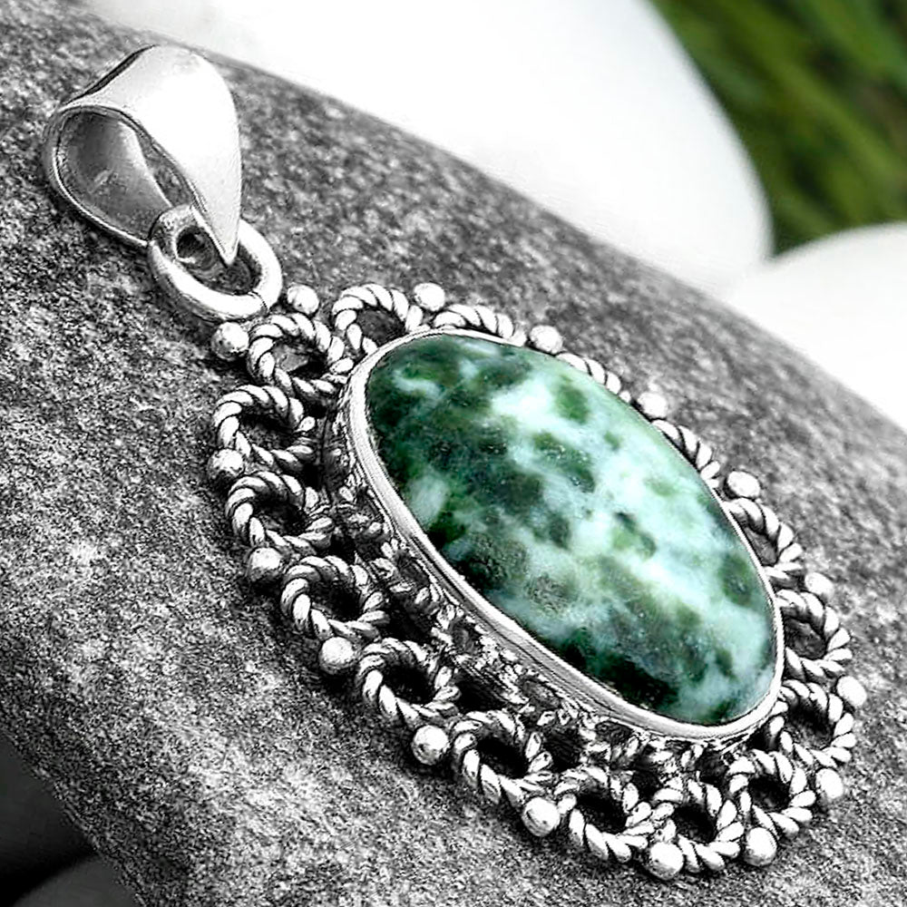 Natural Dioptase Pendant P-1009 SDP103268