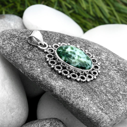 Natural Dioptase Pendant P-1009 SDP103268