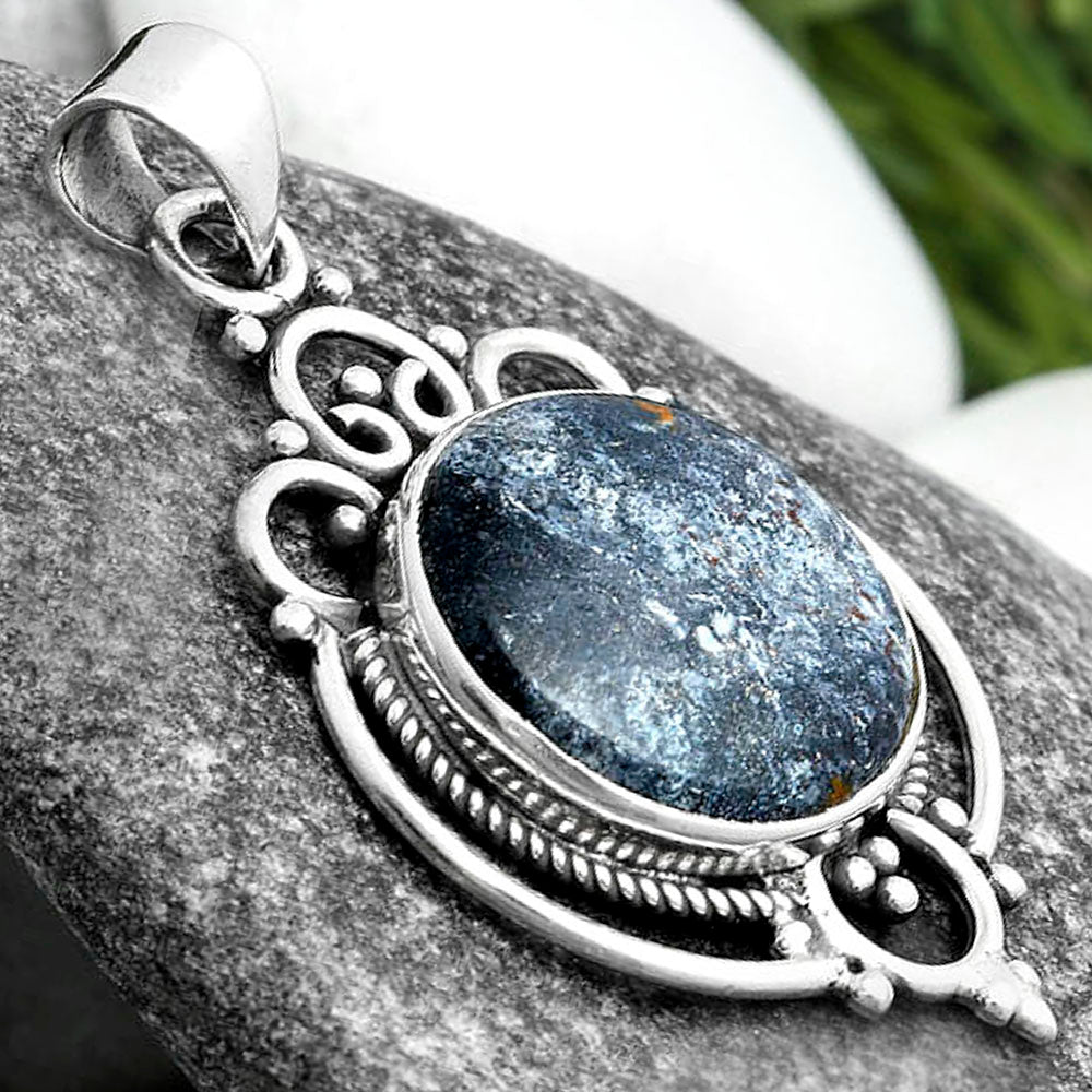 Natural Indian Blanket Jasper Pendant P-1569 SDP103306