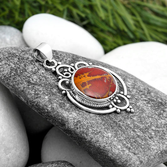 Natural Noreena Jasper Pendant P-1569 SDP103317