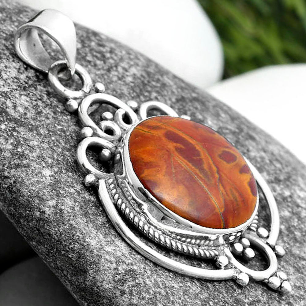 Natural Noreena Jasper Pendant P-1569 SDP103322