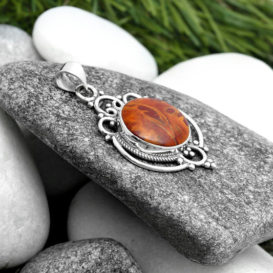 Natural Noreena Jasper Pendant P-1569 SDP103322
