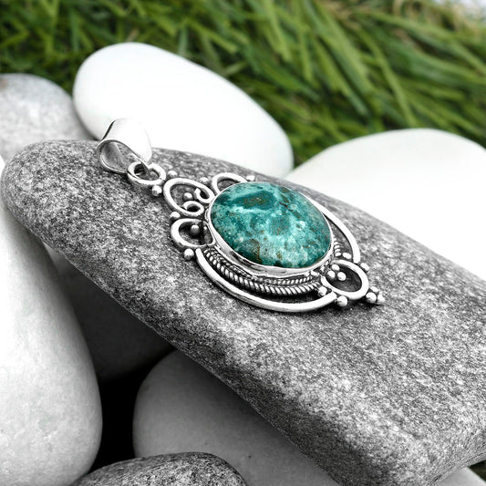 Natural Larsonite Jasper Pendant P-1569 SDP103326