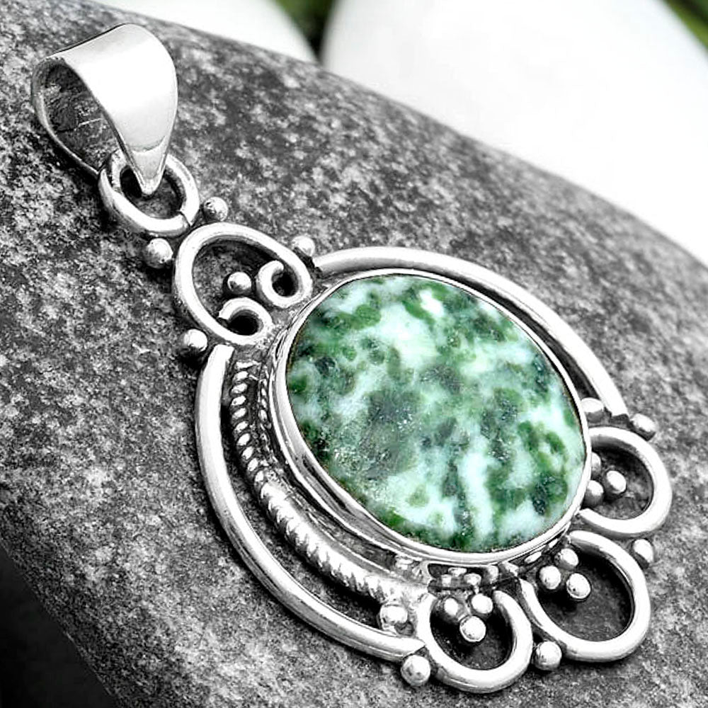 Natural Dioptase Pendant P-1569 SDP103530