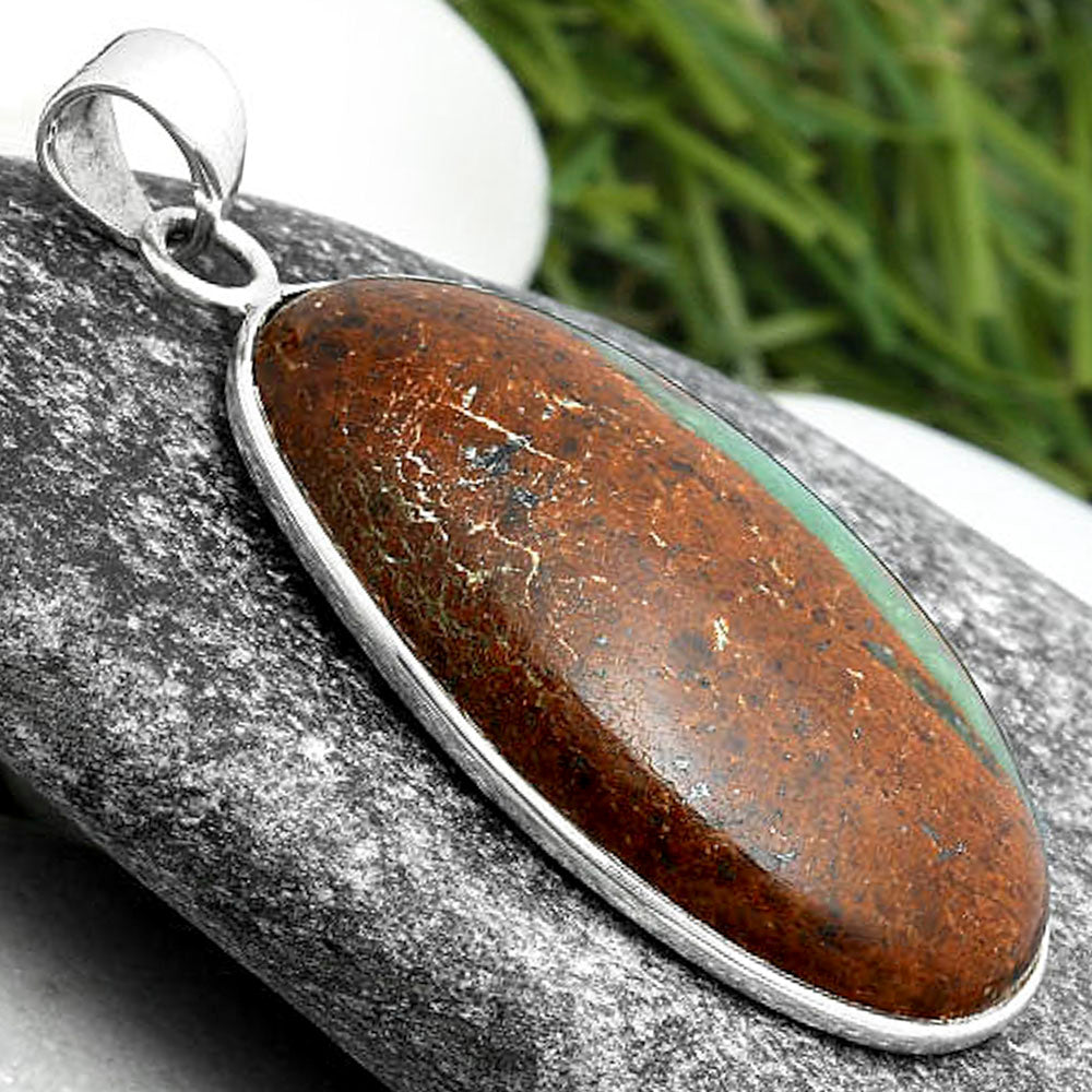 Natural Boulder Chrysoprase Australia Pendant P-1001 SDP104084