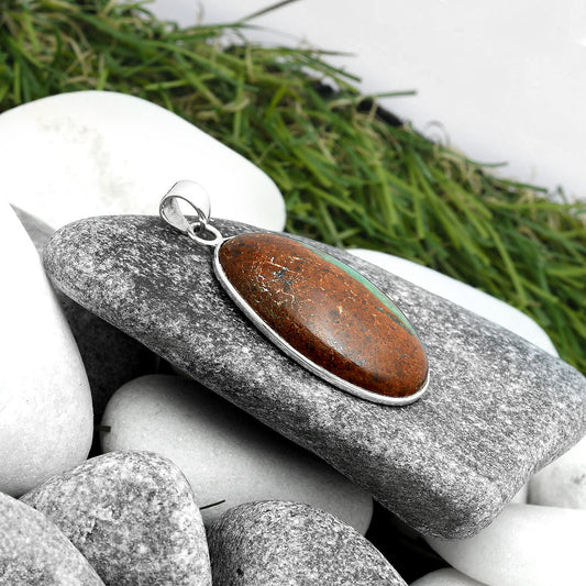 Natural Boulder Chrysoprase Australia Pendant P-1001 SDP104084