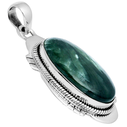 Natural Russian Seraphinite Pendant P-1463 SDP104520