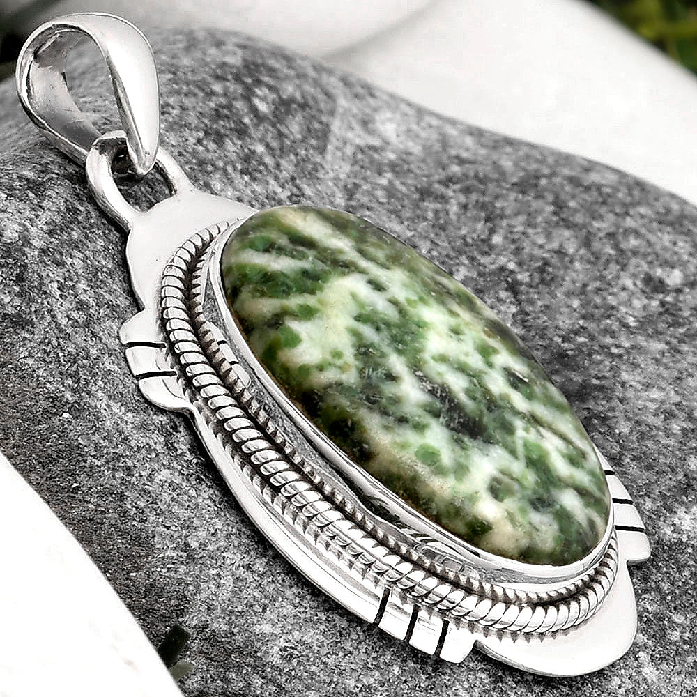 Natural Dioptase Pendant P-1463 SDP104559