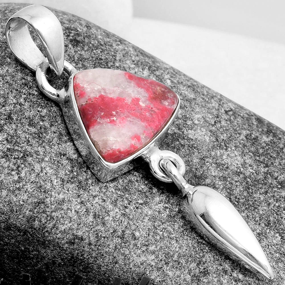 Natural Pink Thulite - Norway Pendant P-1295 SDP104612