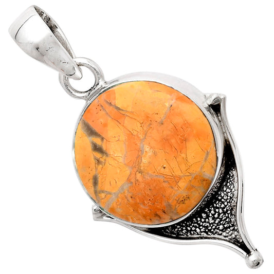 Natural Maligano Jasper - Indonesia Pendant P-1393 SDP104769