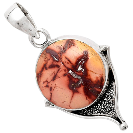 Natural Indian Paint Gemstone Pendant P-1393 SDP104783