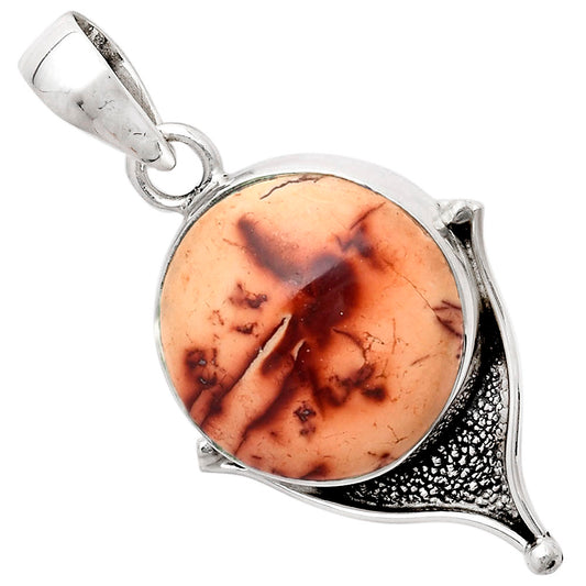 Natural Indian Paint Gemstone Pendant P-1393 SDP104786