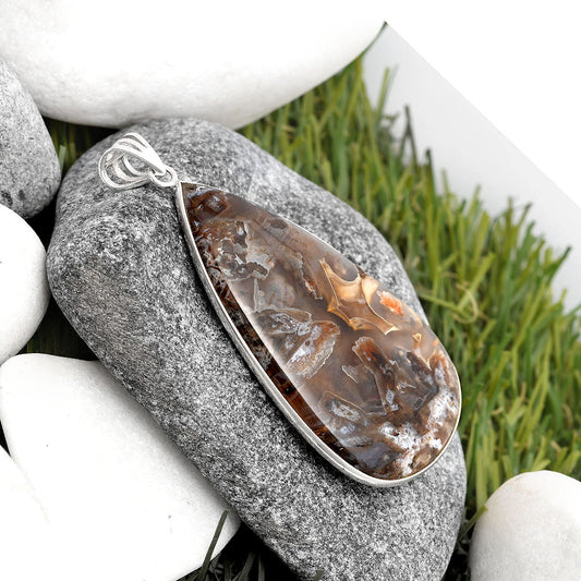 Natural Tube Agate - Turkish Pendant P-1001 SDP105641