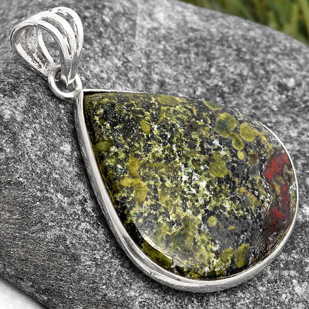 Dragon Blood Stone - South Africa Pendant P-1001 SDP105725