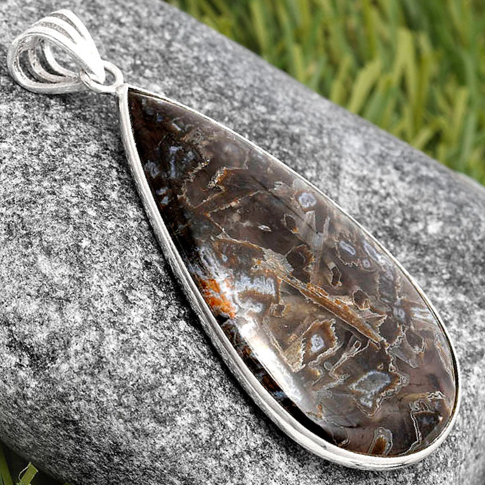 Natural Tube Agate - Turkish Pendant P-1001 SDP105843