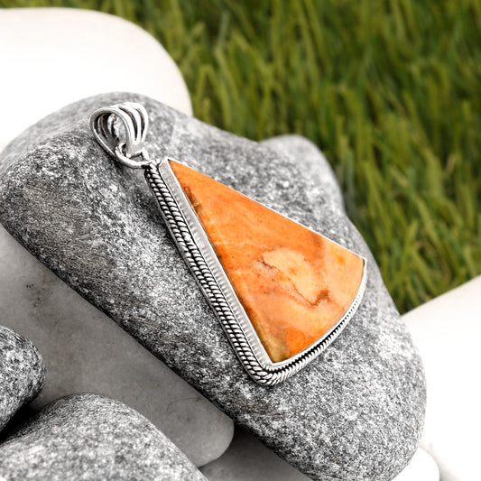 Natural Coral Jasper Pendant P-1056 SDP105978