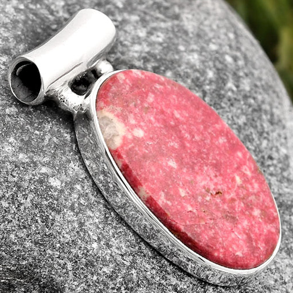 Natural Pink Thulite - Norway Pendant P-1259 SDP106124