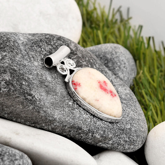 Natural Cinnabar Pendant P-1597 SDP106368