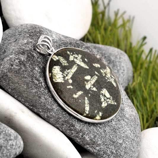 Natural Hornblende Pendant P-1001 SDP106497