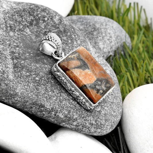 Natural Tabu Jasper Pendant P-1060 SDP106758