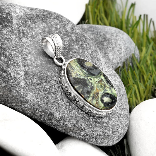 Natural Star Galaxy Jasper Pendant P-1060 SDP106760