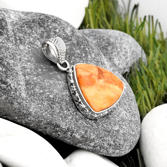 Natural Coral Jasper Pendant P-1060 SDP106778