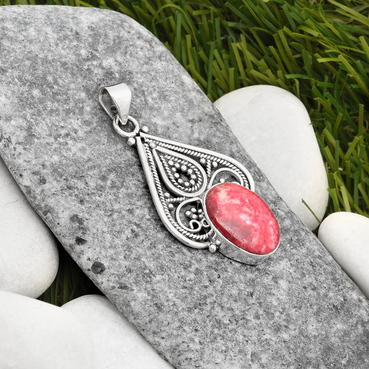 Natural Pink Thulite - Norway Pendant P-1541 SDP107283