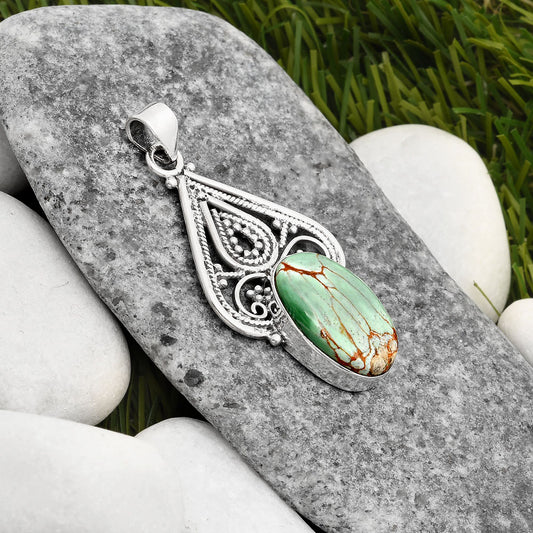 Natural Australian Variscite Pendant P-1541 SDP107293