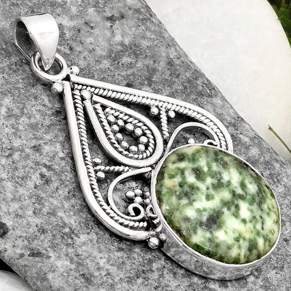 Natural Dioptase Pendant P-1541 SDP107294