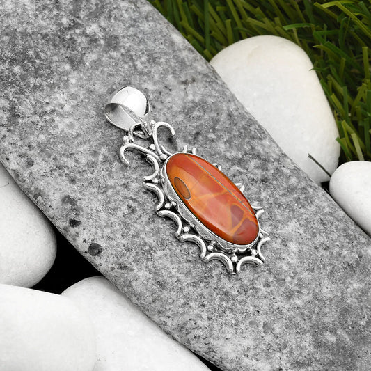 Natural Noreena Jasper Pendant P-1249 SDP107304
