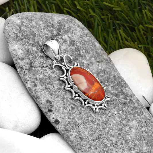 Natural Noreena Jasper Pendant P-1249 SDP107310