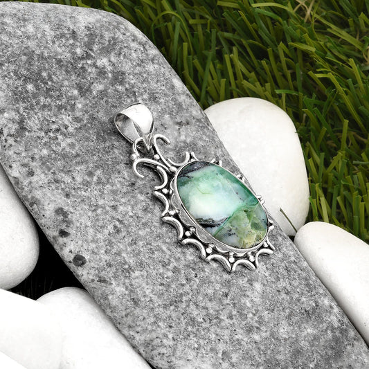 Dendritic Chrysoprase - Africa Pendant P-1249 SDP107320