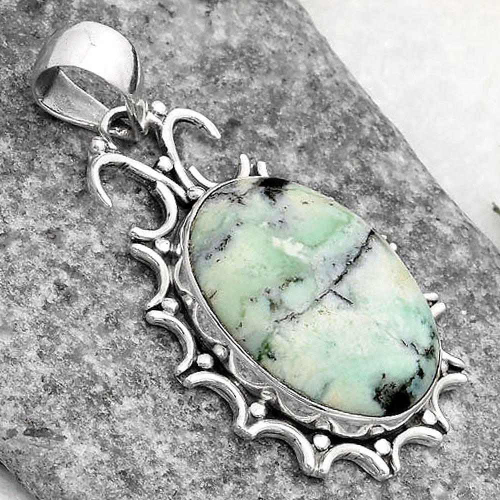 Dendritic Chrysoprase - Africa Pendant P-1249 SDP107326