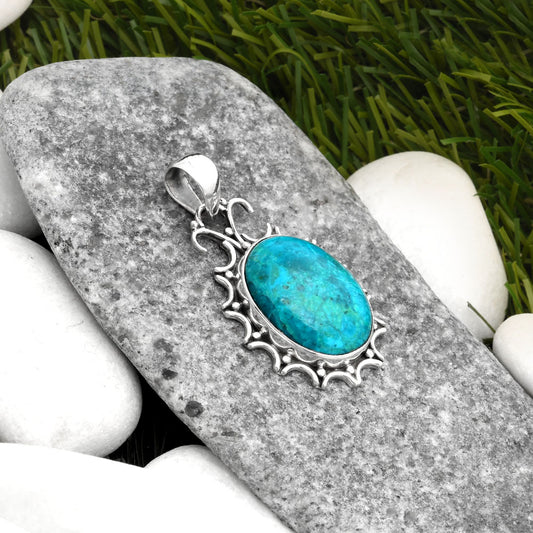 Natural Peruvian Opalina Pendant P-1249 SDP107329