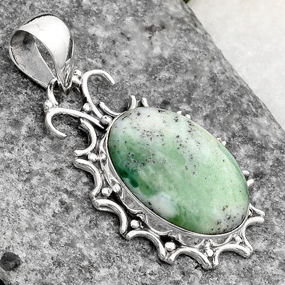 Dendritic Chrysoprase - Africa Pendant P-1249 SDP107341