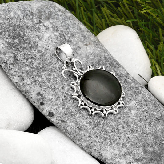 Natural Chrome Chalcedony Pendant P-1249 SDP107342