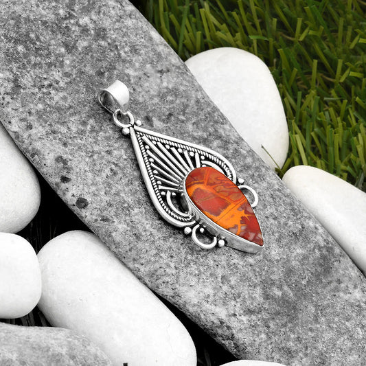 Natural Noreena Jasper Pendant P-1541 SDP107397