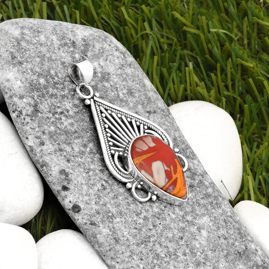 Natural Noreena Jasper Pendant P-1541 SDP107409