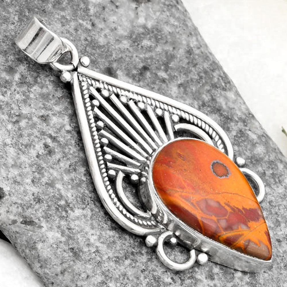 Natural Noreena Jasper Pendant P-1541 SDP107428