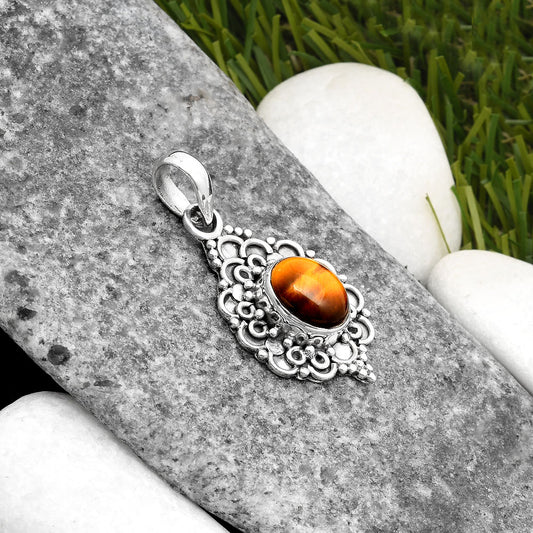 Natural Tiger Eye - Africa Pendant P-1214 SDP107601