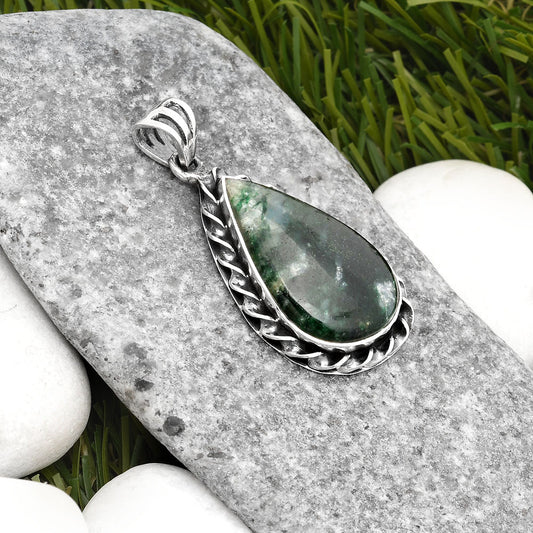Natural Green Aventurine Pendant P-1081 SDP107696