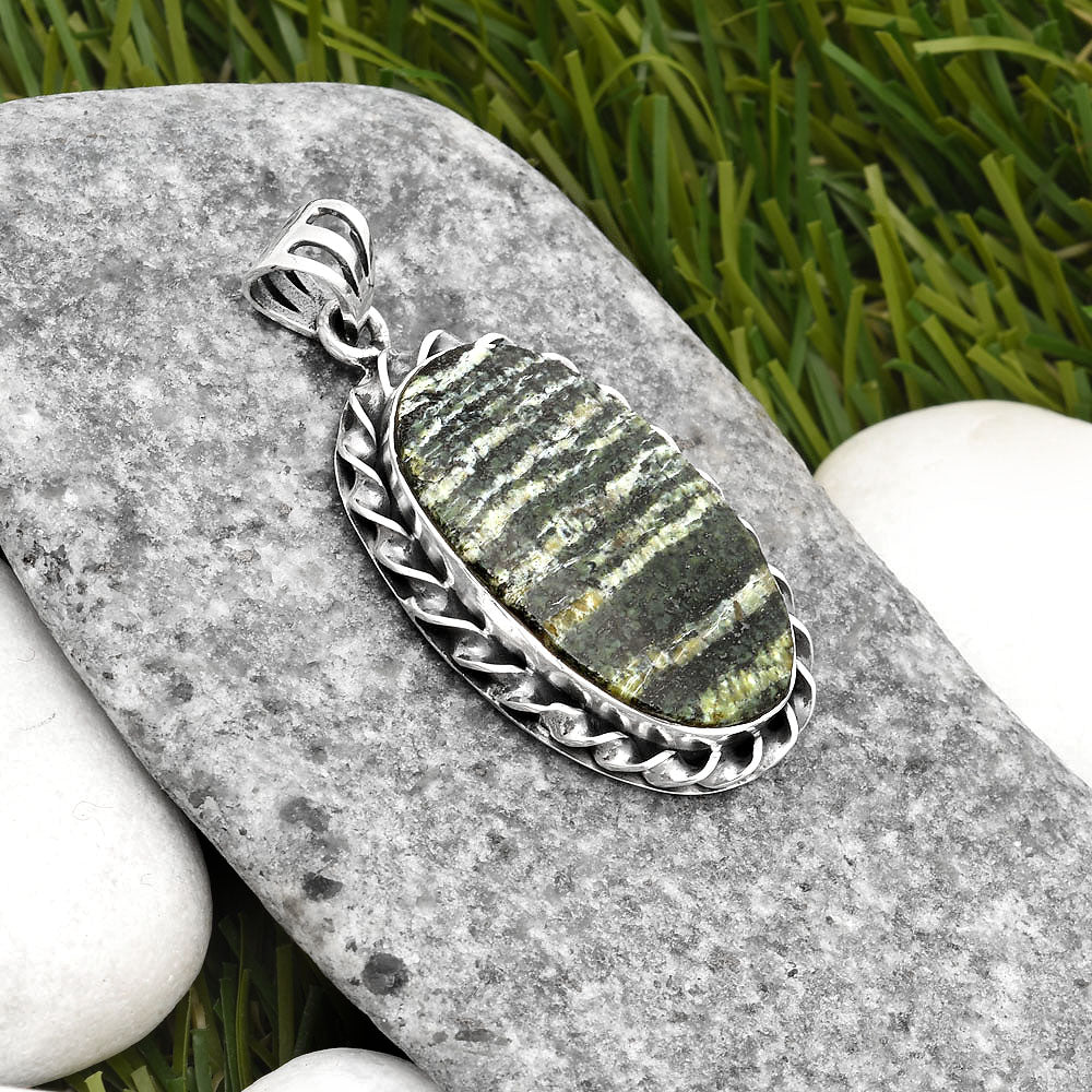 Natural Chrysotile Pendant P-1081 SDP107704