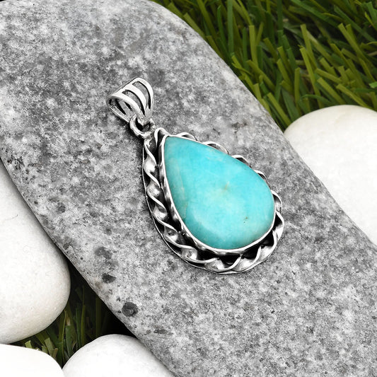 Natural Paraiba Amazonite Pendant P-1081 SDP107716